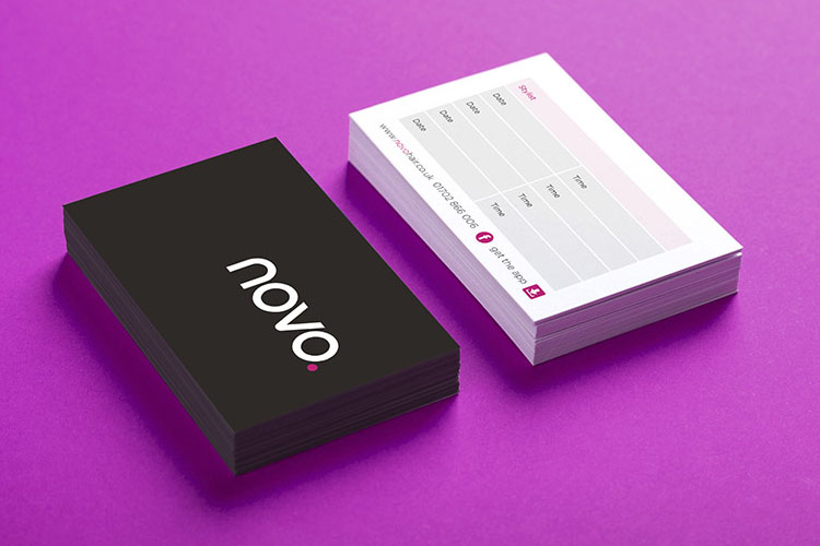 Novo Hair - Business Card Design