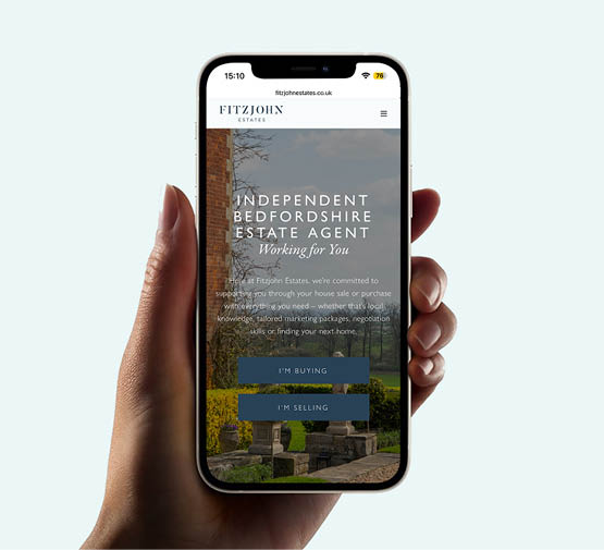 Fitzjohn Estates - Estate Agents - Website Design