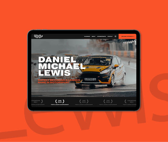 DML Performance - Daniel Lewis Motorsport - Website Design
