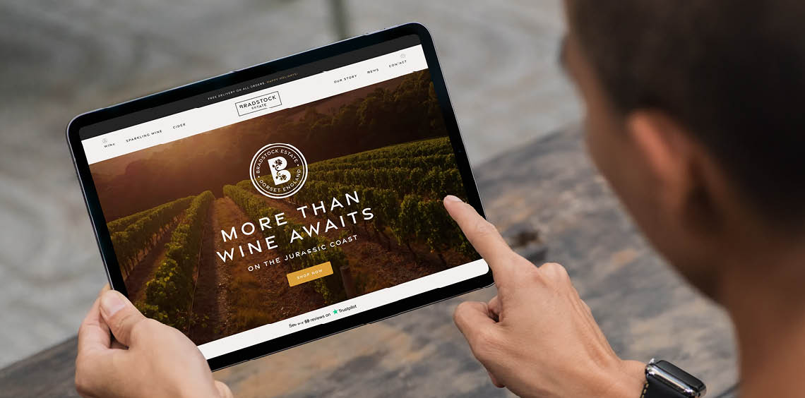 Bradstock Estate - Vineyard and Winery - Website Design