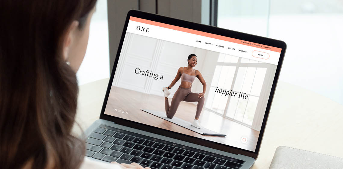 One Wellness - Yoga Studio - Website Design